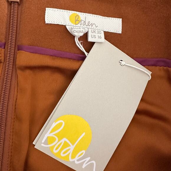 BODEN | Olivia Embroidered Mini Skirt NEW Women's Size 16 Lined Boho Whimsical - Picture 4 of 11